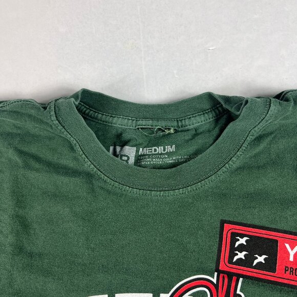 YRLA Young & Reckless Shirt Adult Medium Green Graphic Print Short Sleeve Tee - Picture 3 of 9